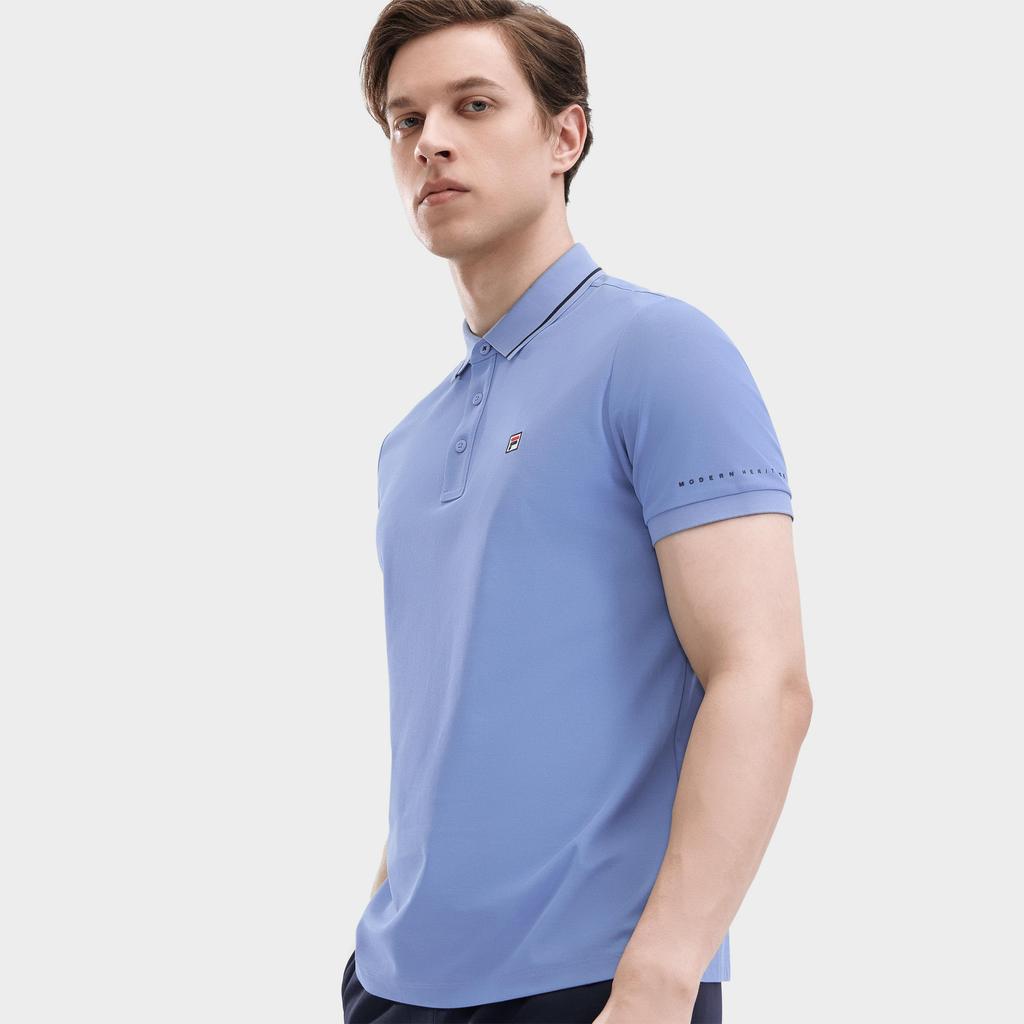 Nowe koszulki polo FILA Męskie Manor Blue F11M421115FBU