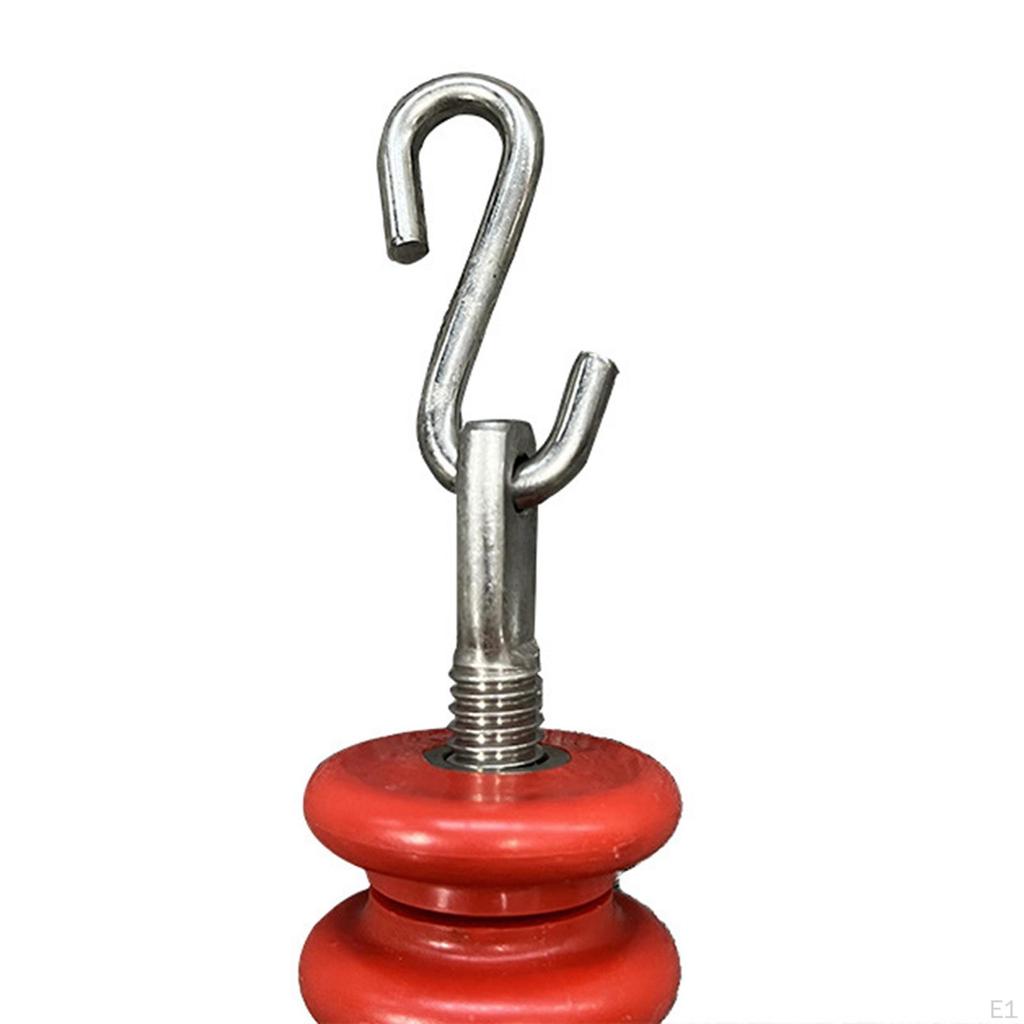 Lane Line Tensioner for Swimming Pool,Lane Rope Tightener, Pool Equipment Red, Cylindrical, Anti