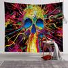 1pc Skull Printed Home Decoration Tapestry Wall Hanging Tapestries Beach Throw Towel Picnic Blanket Mat