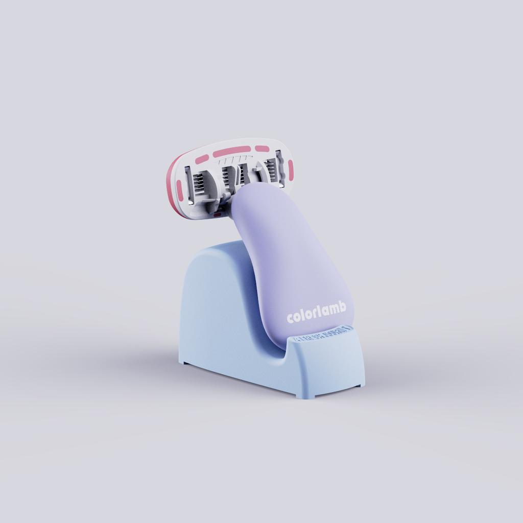 Draagbare Dames Scheermes Set Handmatig Bikini Scheermes Ontharing voor Dames Privé Lichaam Met Huidverzorgingscartridges