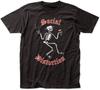 100% Cotton Men T-shirts Social Distortion Skelly Logo Fitted Mens Tshirt Street Style Tees