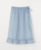 Selliteiljeu Sheer Layered Frill Skirt_Sky Blue