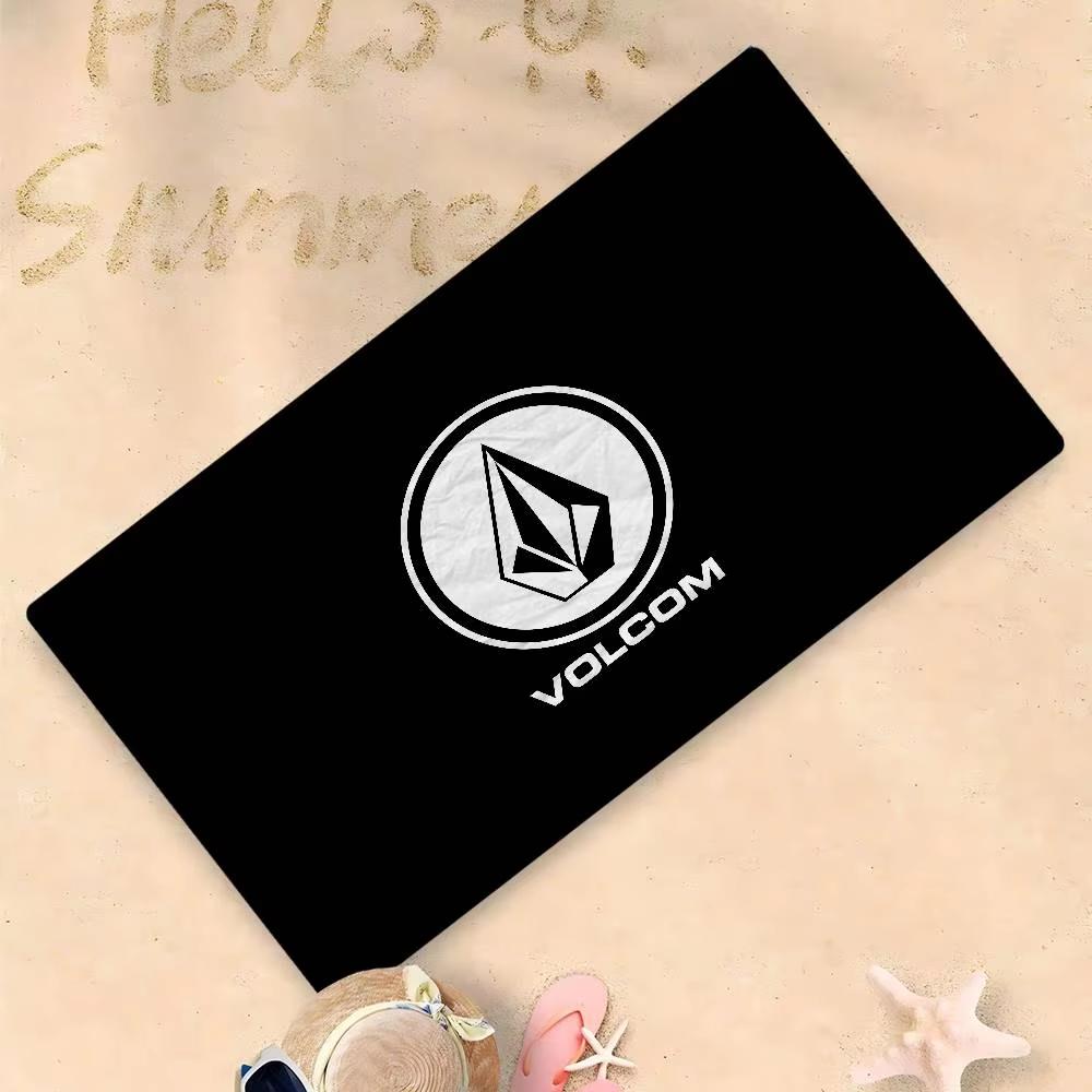 Volcoms Anime Logo Beach Swimming Towel Soft Absorbent Towel Gifts for Kids Travel Camping Gym