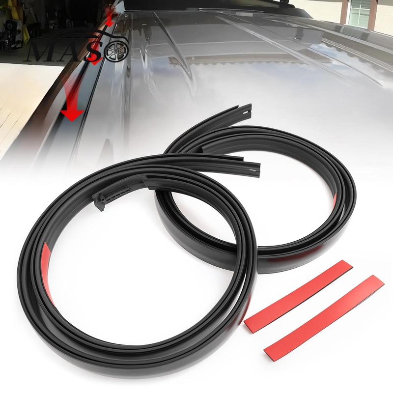 

2PCS Rubber Car Roof Drip Finish Moulding Seal Strips for Toyota Tundra Crewmax/Crew 2007- 75551-0C060 75552-0C060