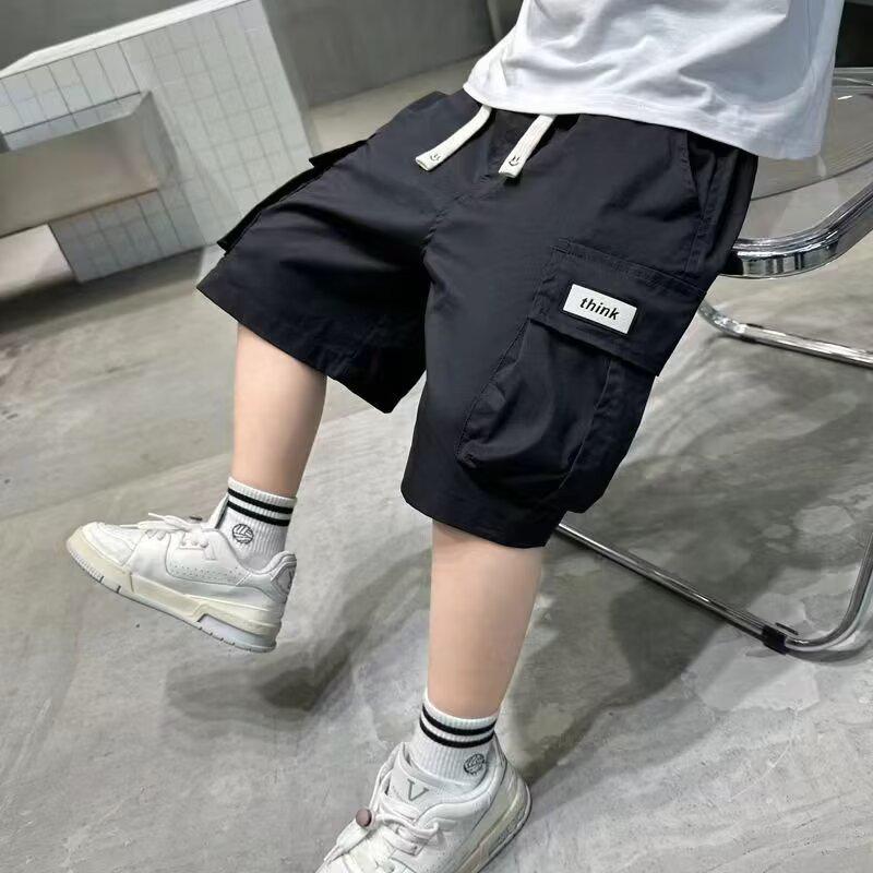Boys' Summer Cargo Shorts, Lightweight Mid-Length 2025