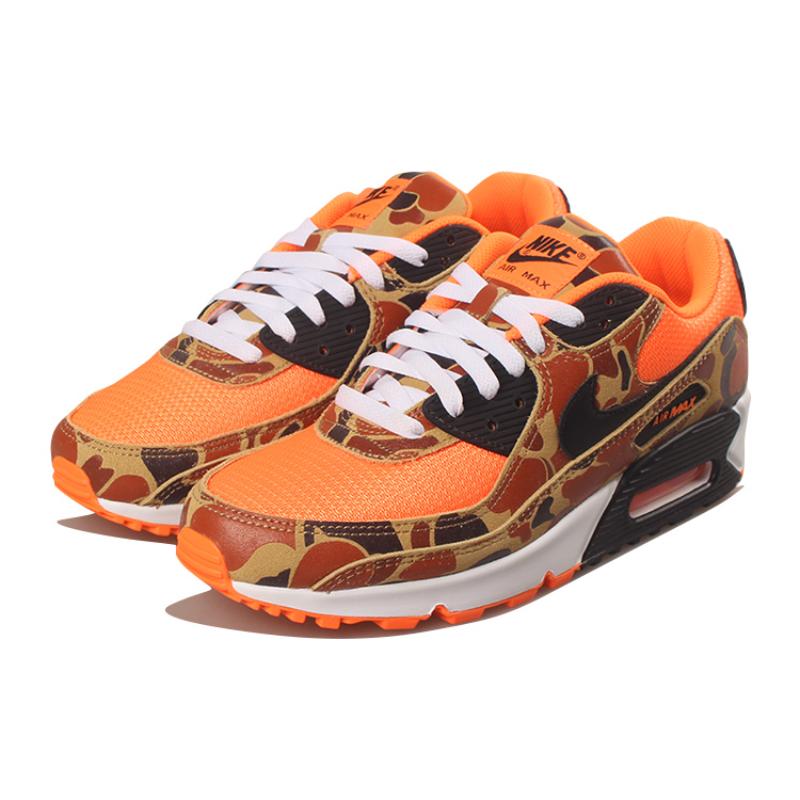 Nike Adidași Air Max 90 Duck Camo Portocalii Pantofi Casual CW4039-800