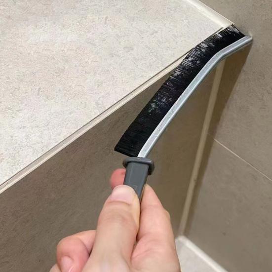 Multifunkční rotační štěrbinový kartáč na čištění štěrbin s ergonomickou rukojetí Tvrdý kartáč na štěrbiny pro čištění štěrbin Nástroj pro čištění domácnosti