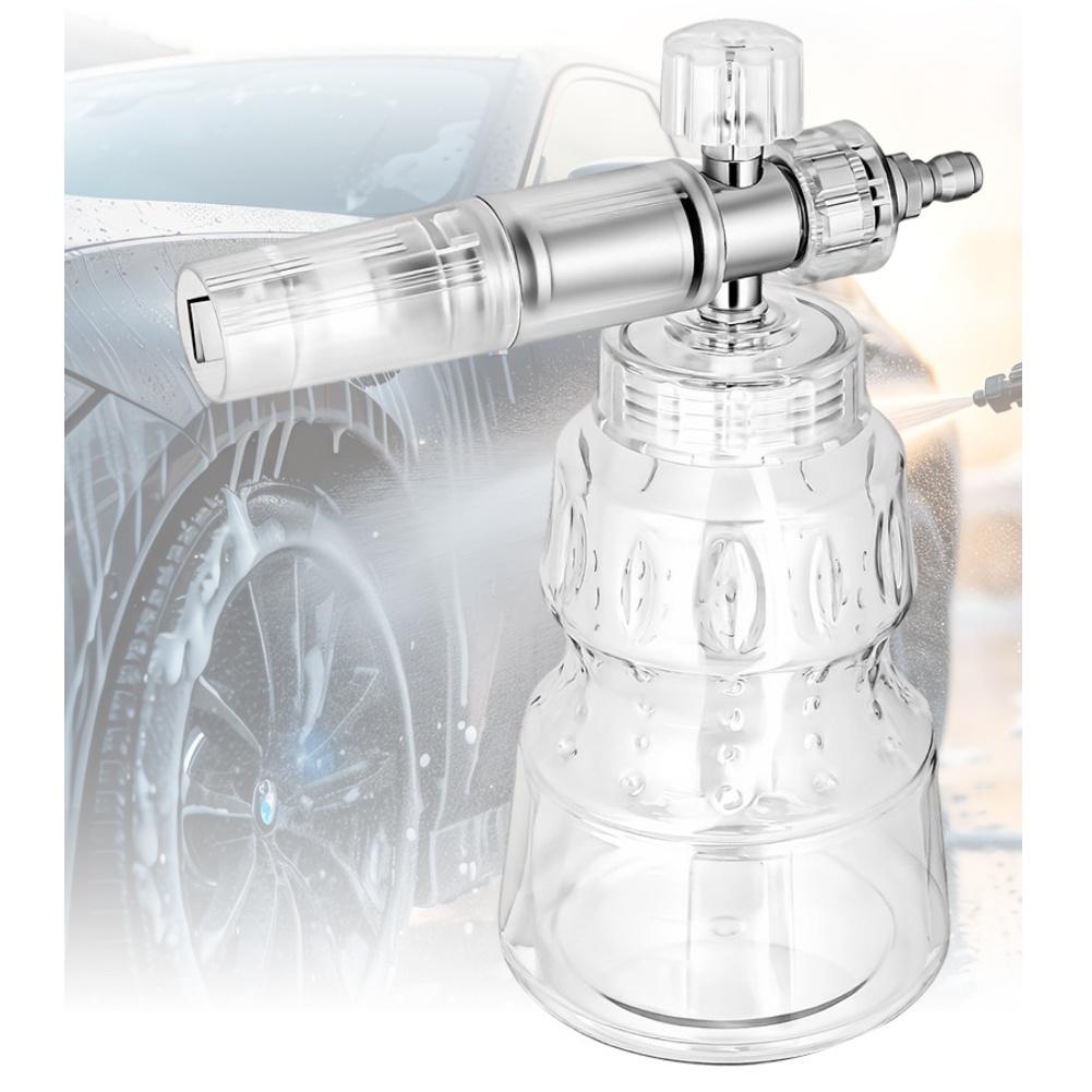 For Boat Cleaning Transparent Foam Can Power Washer Accessory 2-stage Nozzle Foam Injection Knob Enhanced Foam Generation