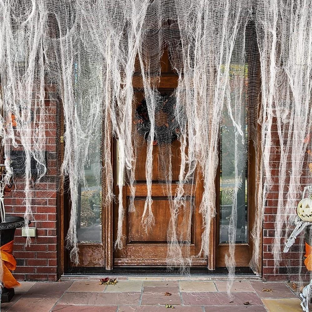 Reusable Blood Gauze Cloth Scary Creepy Gauze Cloth Spooky Mesh Gauze Haunted House Decor