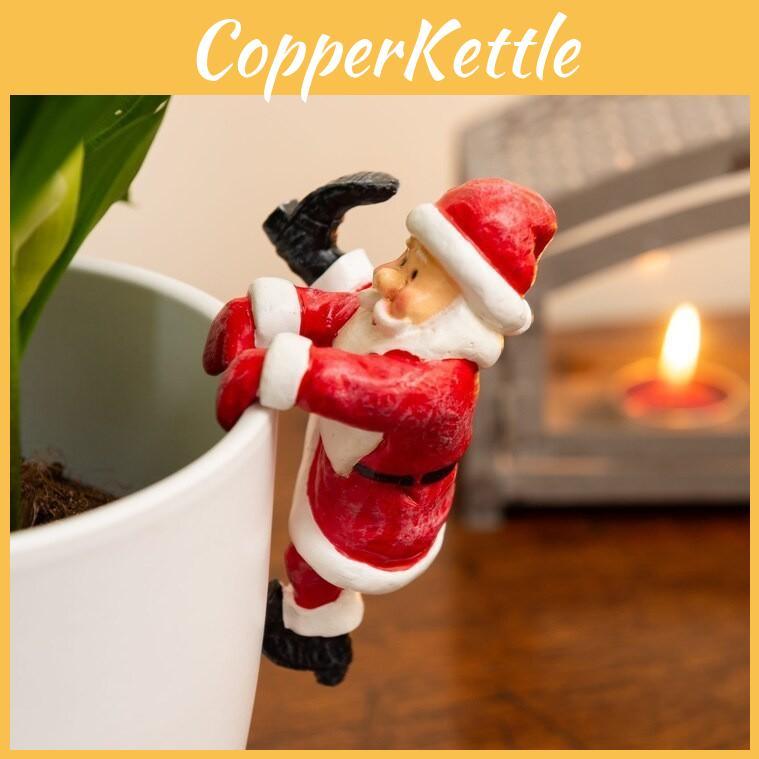 Eyecatching Santa Claus And Snowman Planter Wall Art Great For Christmas Decor