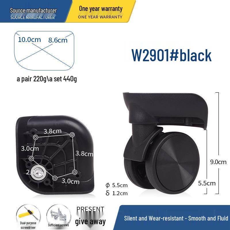 Rodas de Substituição Universal para Malas e Malas de Trolley