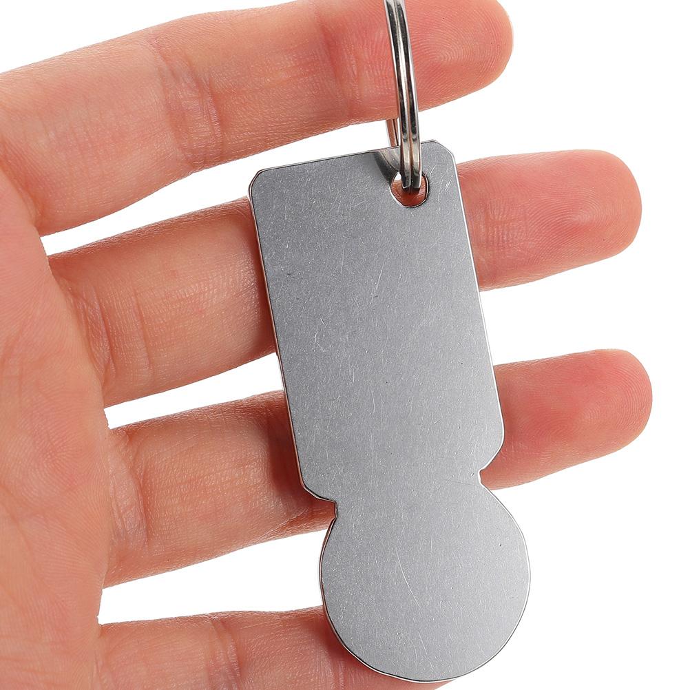 8pcs Key Ring Metal Shopping Trolley Tokens Convenient Trolley Tokens Trolley Tokens Keyring Shopping Cart Token Solver