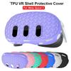 TPU VR Shell Front Protector Cover Anti Shock Front Face Protector Cover Shell Waterproof Anti-Fall for Meta Quest 3 Accessories