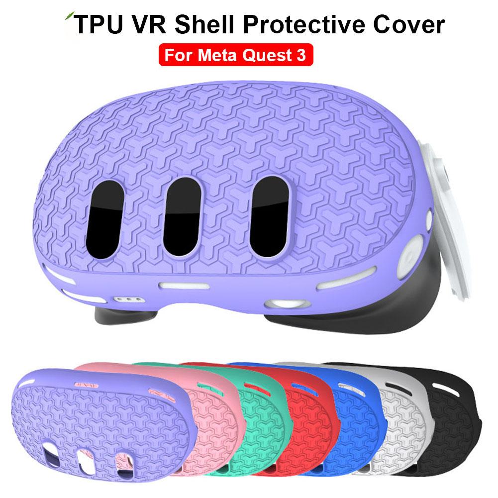 TPU VR Shell Front Protector Cover Anti Shock Front Face Protector Cover Shell Waterproof Anti-Fall for Meta Quest 3 Accessories