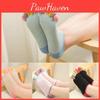 Toe Colorful Cotton Lowcut Womens Socks Breathable Invisible Fivefinger Design With Heel For Sweat Absorption