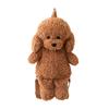 Teddy Bear Plush Backpack for Kids Cute Puppy Toy & Snack Bag Soft Girls Shoulders Bag Preschooler Schoolbags for Daycare Picnics