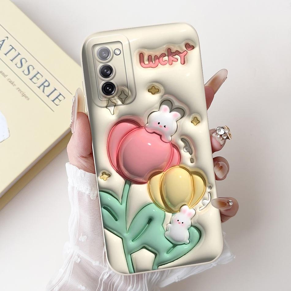 Für Samsung Galaxy S20 FE S20+ S20 Niedliche Kaninchen Cartoon Handyhülle Für Samsung S20 Plus S 20 S20FE 5G Weiche Silikonhüllen Stoßfänger