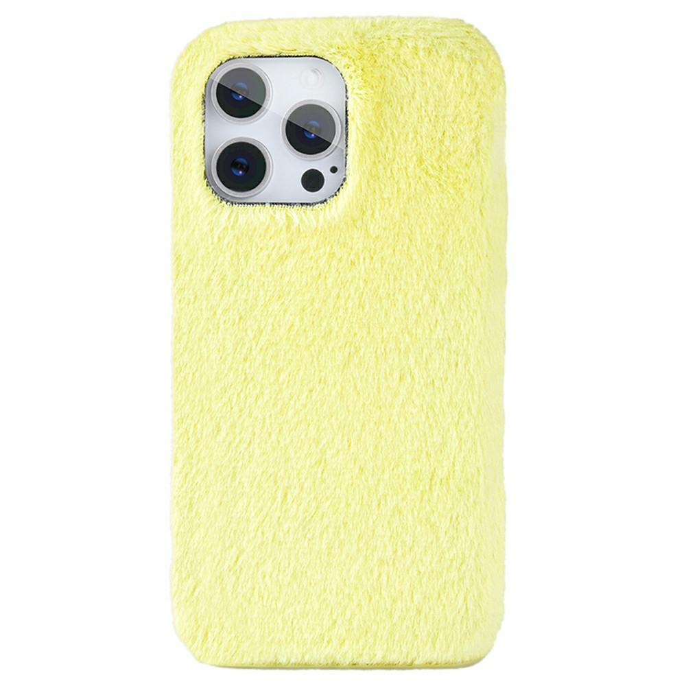 For iPhone 16 Pro Max Case Jade Fox Velvet Leather+PET Phone Protective Cover
