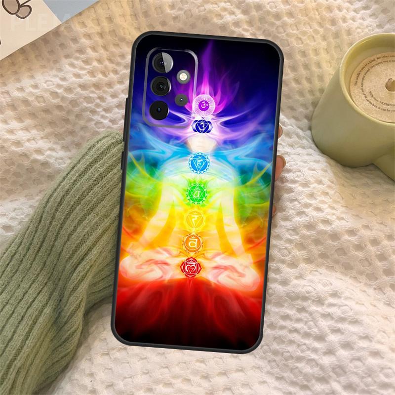The Mandala Chakra Insist Yoga Case For Samsung Galaxy A15 A22 A52 A32 A54 A14 A16 A26 A36 A56 A55 A35 A05 A06 A53 A33 A13