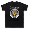 Unisex Tričko Módní Streetwear LOST NEOFICIÁLNÍ THE DHARMA INITIATIVE KULT TV SHOW UnisexS Dámské Tričko Vysoce Kvalitní Bavlněný Vršek