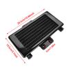 Upgrade 125ml Motorcycle Engine Oil Cooler Cooling   for 125 -250  Aluminum Black