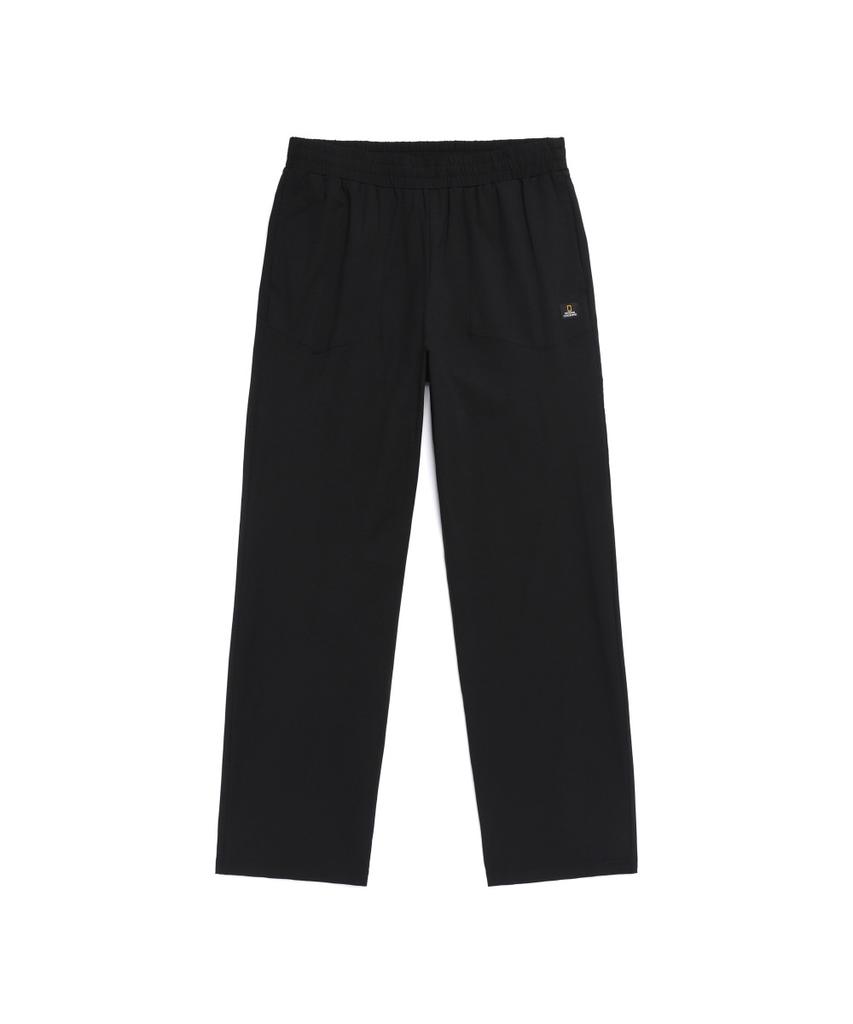 NATIONALGEOGRAPHIC N262Upt991 Frozen Air Semi-Overfit Straight Pants Black