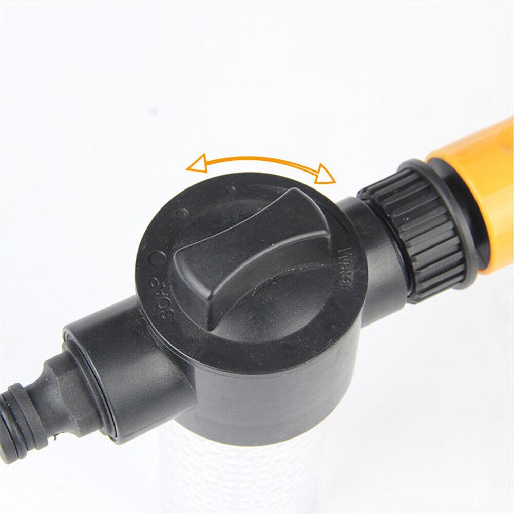 Outdoor Water Sprayer Garden Hose Adjustable Accessories Foam Pot 100ml Cleaning Car Pressure Washer Garden Hose Water Spray
