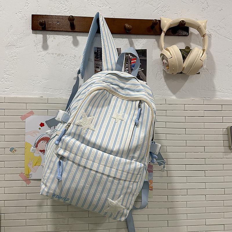 New High-value, Fresh and Sweet Candy-colored Backpack, Lightweight and Large-capacity Backpack for Junior High School Students