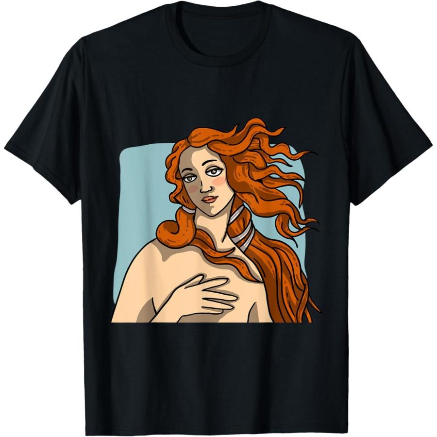 The birth of Venus, Botticelli, an Italian fresh redesign T-Shirt S