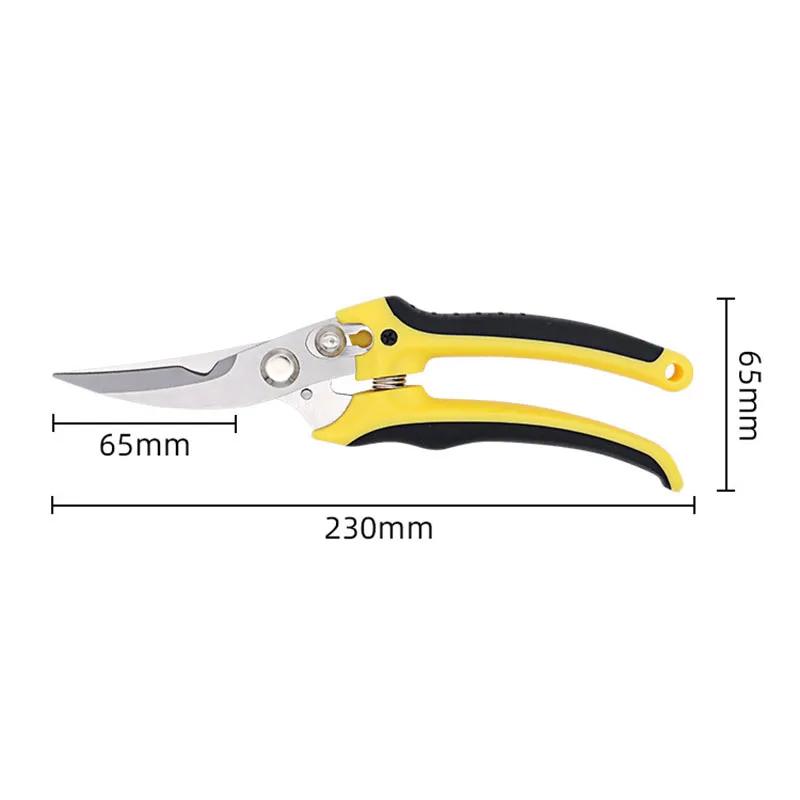 Oțel inoxidabil Lamă ascuțită Bypass Foarfece de tundere Plante Bonsai Ramuri rare Unelte de tăiat țevi de uz casnic Foarfece de grădină