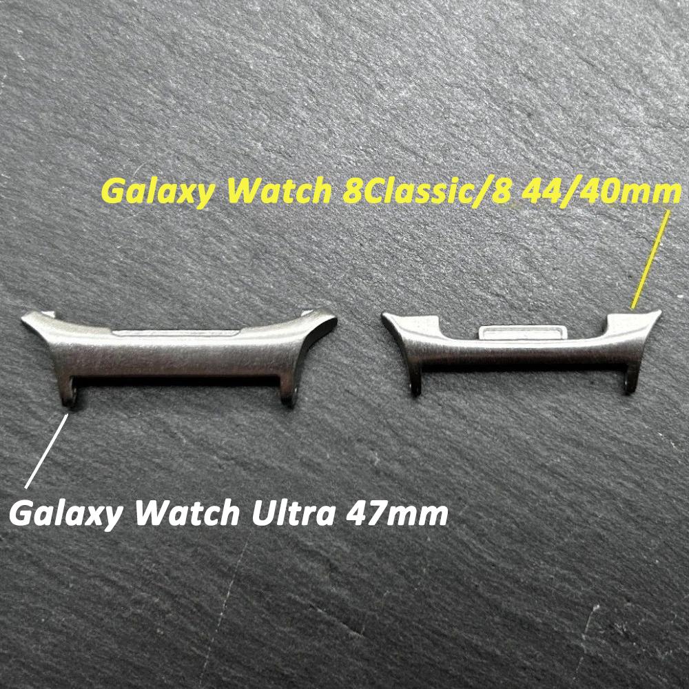 Business Titanium Strap for Samsung Galaxy Watch 8 44 40mm 8 Classic 46mm Luxury Metal Band for Galaxy Watch Ultra 47mm Bracelet
