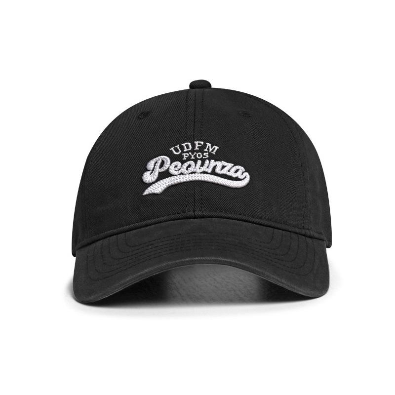 High quality peaked cap three-dimensional embroidery versatile sun hat pure cotton soft top baseball cap men and women