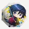 1pc Yoshio Fugawa's Chibi Character Automatic Folding Umbrella - 8 Bone Iron Frame, Portable Tri-Fold Design, Outdoor for Fans, Travelers, Daily Use,