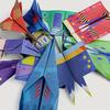 36pcs of Colored Paper - Handcrafted Creative Airplane Origami, 3D Origami Manual DIY, The Best Holiday and Birthday Gifts