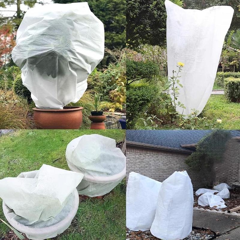 Non-woven Plant Protective Cover Coldproof Plant Protection Bag Plant Frost Prevention Bag Winter Plant Cover Gardening Supplies