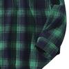 Men's  Casual Fashion Plaid  Printing Loose Lapel Long Sleeve Shirt Tops Blouse
