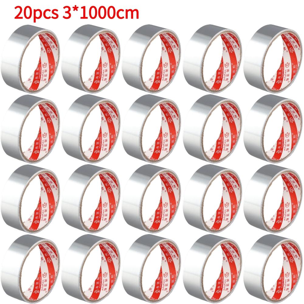 Aluminum Foil Duct Tape Professional Grade Silver Adhesive Sealing Tape for HVAC Refrigerator Heat Insulation Leak Proof Tape