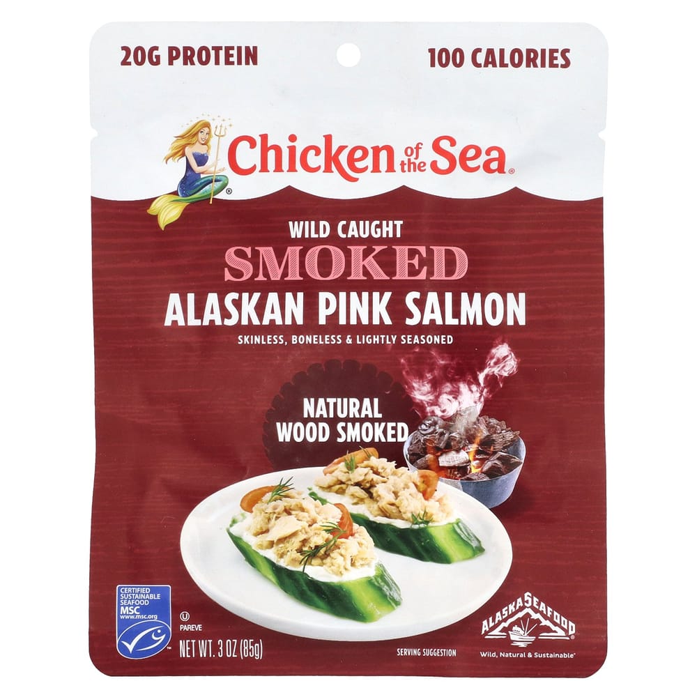 iHerb Wild Alaskan Smoked Salmon 85g (3oz)