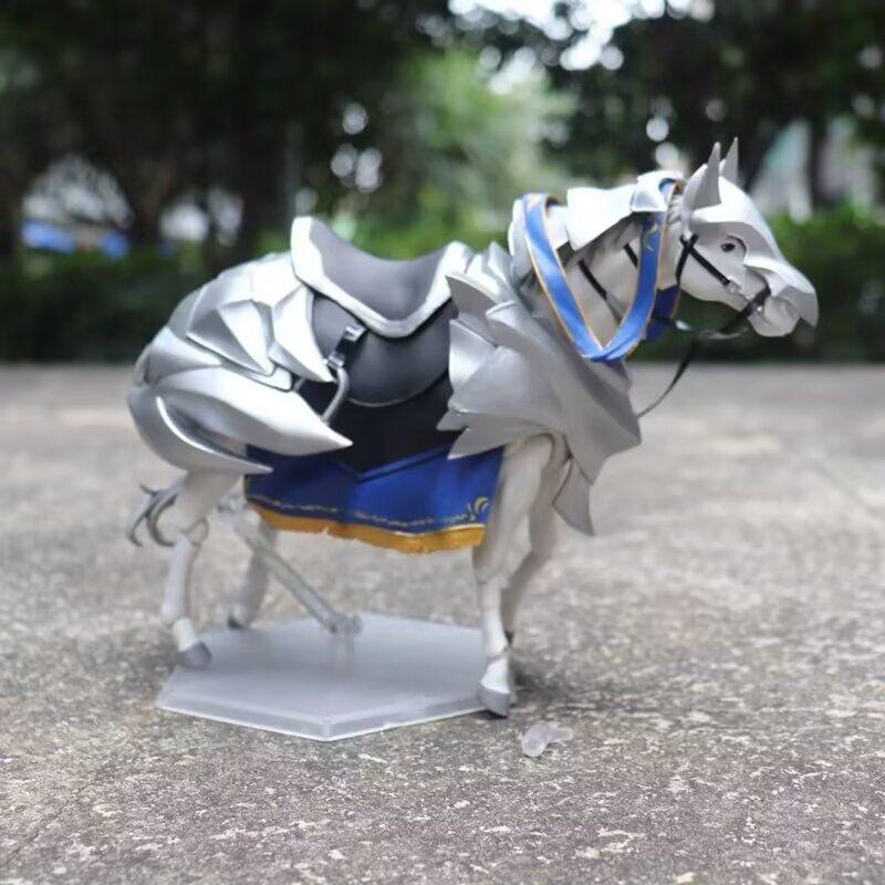 Figma568 DX FGO Artoria White Lancer 2.0 Super-Articulated Armor Horse Figure