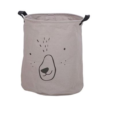 Foldable Hamper Waterproof Laundry Basket Large Capacity Cotton Linen Kid Sundries Cute Style Bag Home Organization
