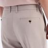 Jiumuwang Men's Silk Blend Straight Leg Dress Pants