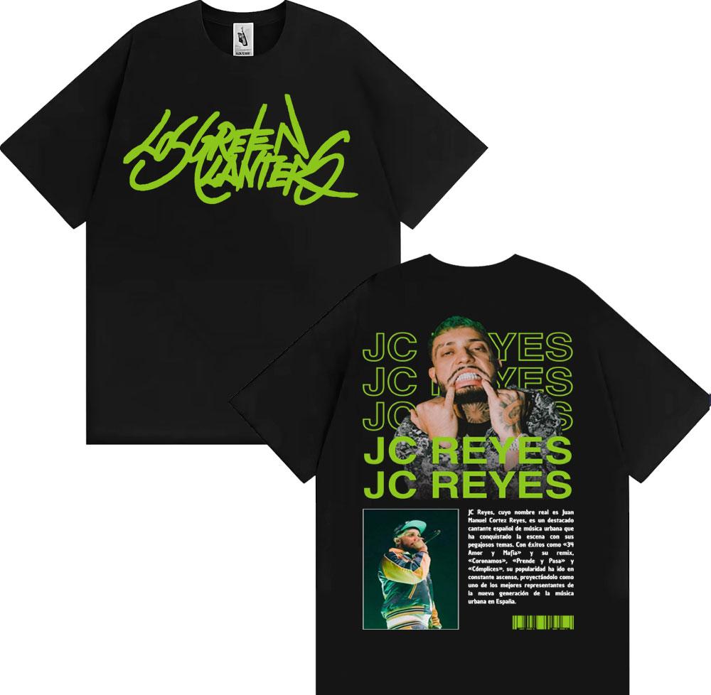 2025 Summer Rapper Jc Reyes Album Tour Graphic Tshirt Mens Fashion Hiphop Retro Tshirt Fashion Casual Cotton Loose Tshirt