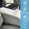 Auto Mittelarmlehne Aufbewahrungsbox mit 2 klappbaren Getränkehaltern Multifunktional Universal Auto Armlehne Taschentuchbox Autoinnenraumzubehör