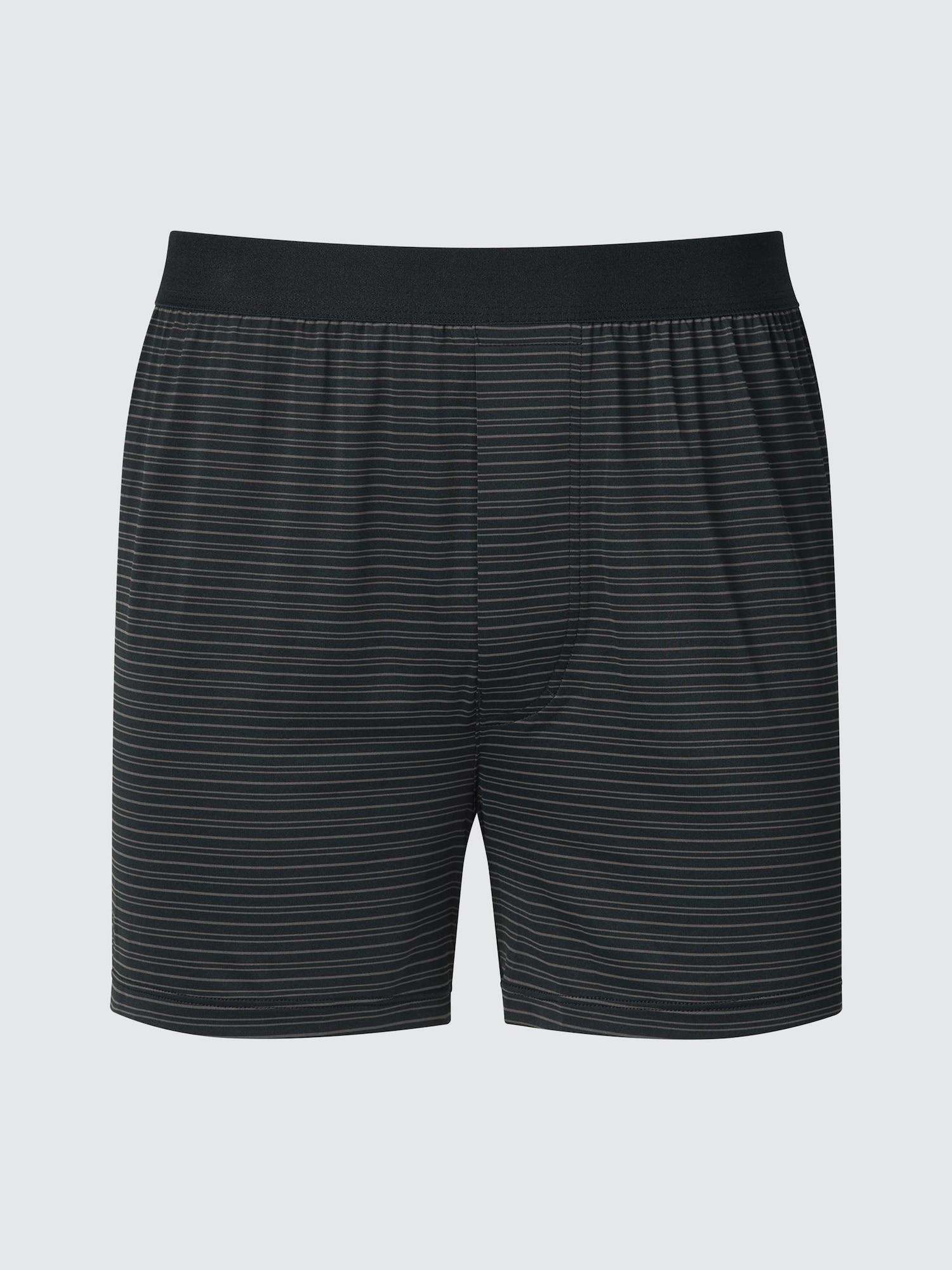 

Uniqlo Japan Air Rhythm Border Trunks 09 BLACK/L