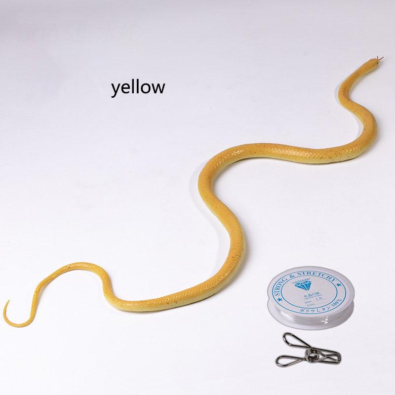 Snake Prank with String Clip Realistic Rubber Snake Prank for Teasing Friends Funny Prank Kit for Adults Prank Stuff