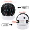 85mm Oil Pressure Water Temperature VOLT Fuel Gauge With Flashing Alarm Light 0-190/240-33ohm 4 In 1 Meter For Car Boat 12/24V