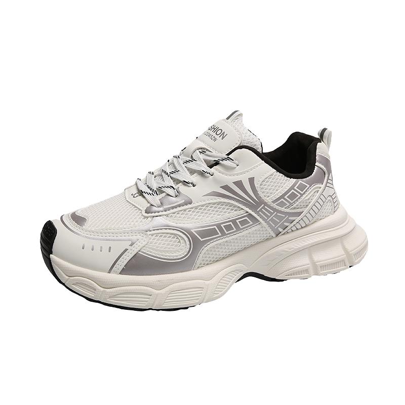 Fashion Outdoors Women Shoes Lace-Up Breathable Mesh 2024 High Quality Casual Comfortable Fashion Women's Shoes Zapatillas De Mujer