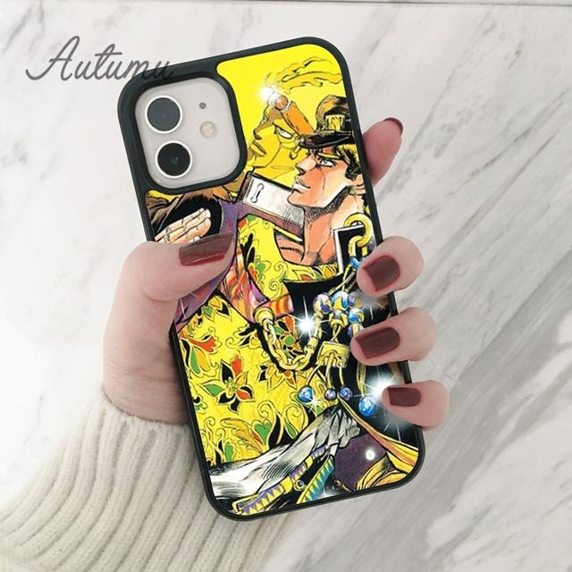 

Чехол для телефона JoJo s Bizarre Adventure JoJo с аниме для iPhone 11 12 13 14 Pro Max mini XR XS SE 2020 6 7 8 Plus Galaxy S21 S22 iPhone 6plus