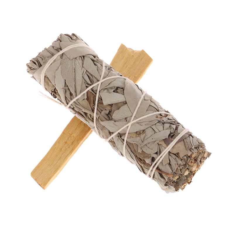10Cm White Sage Bundle California Energy Smudge Stick For Spiritual Incense Stick Burning Aromatherapy Energy Cleansing Bundles