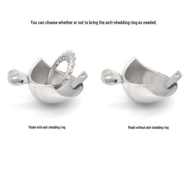 Complete Men's Chastity Cage: Anti-Escape Stainless Steel Lock for Crossdresser Training